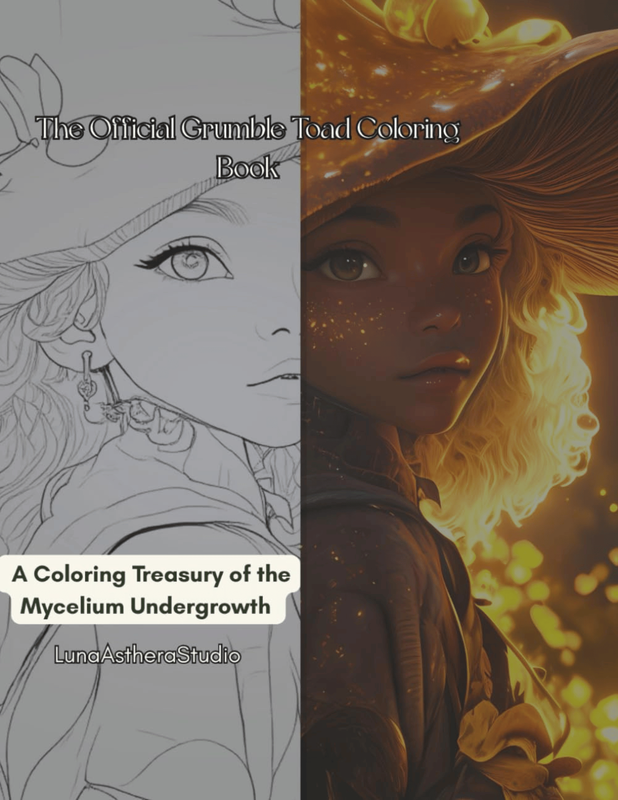 Official Grumble Toad Coloring Book cover