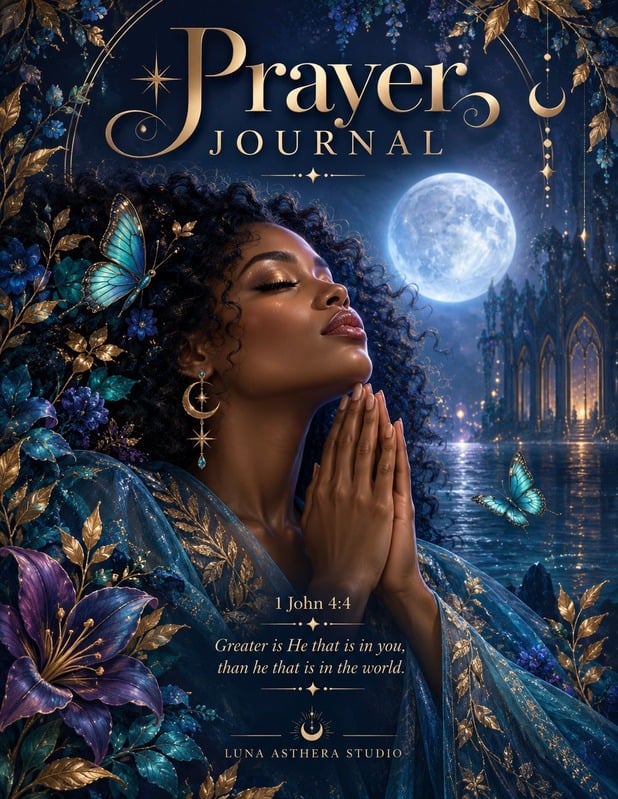 Luna Asthera Prayer Journal cover